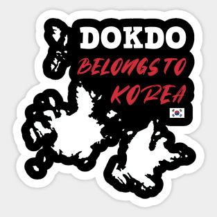 Dokdo Island Dokdo Belongs To Korea Sticker